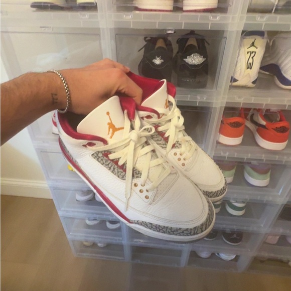 Jordan 3 Cardinal Red - Picture 1 of 4